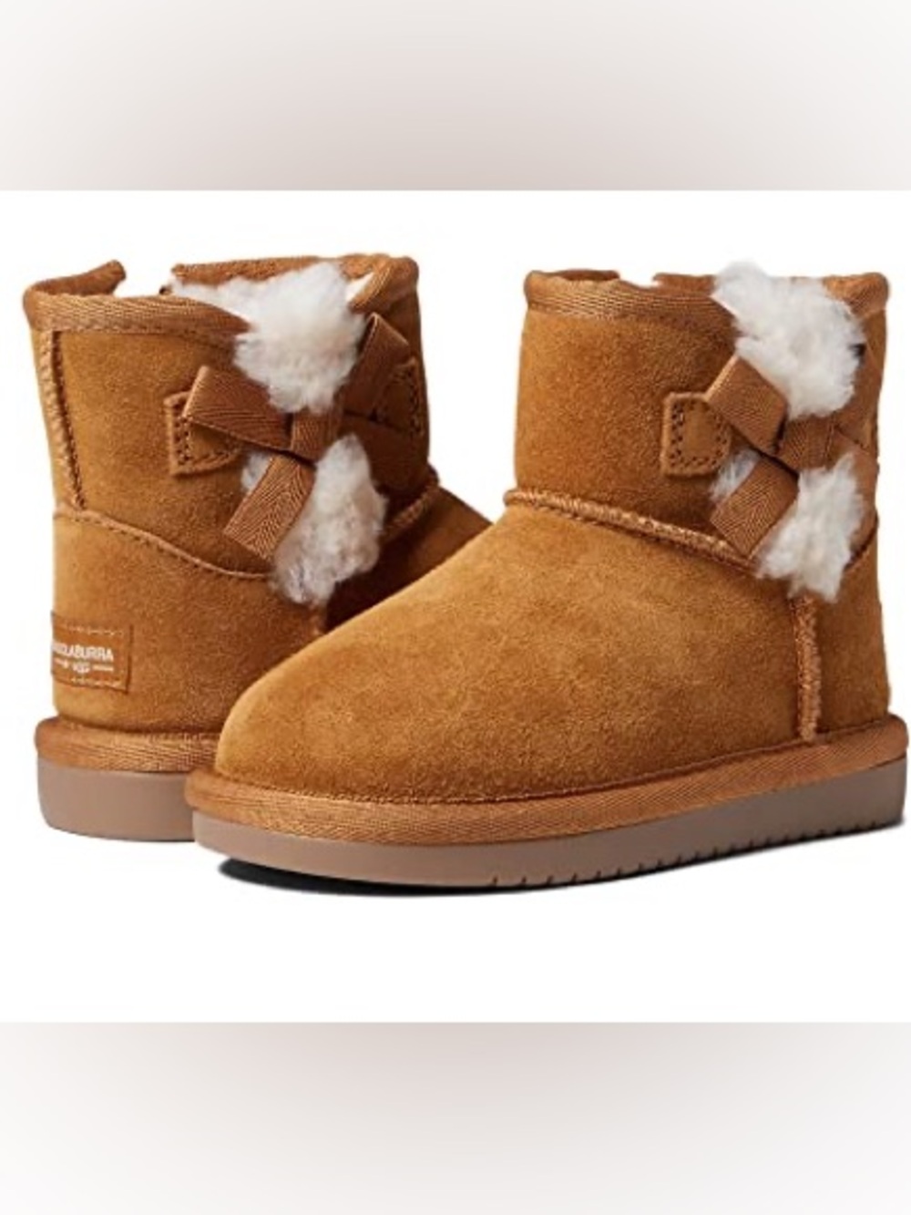 Koolaburra By UGG boots for Big Girls-Victoria short boot -Chestnut color size 6